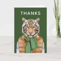 Down Vest Tiger | Add Your Text