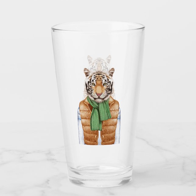 Down Vest Tiger Glass (Front)