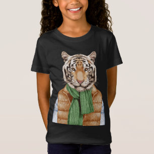 Down Vest Tiger T-Shirt