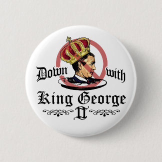 Down With King George Button