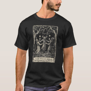 Down With My Demons Occult Gothic Witchcraft Horro T-Shirt