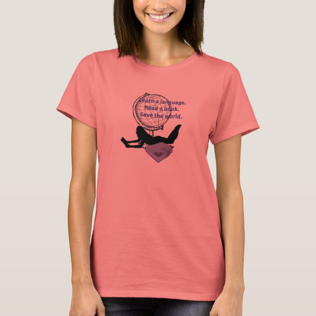 Down With the Language Barrier - women's tee (Front)