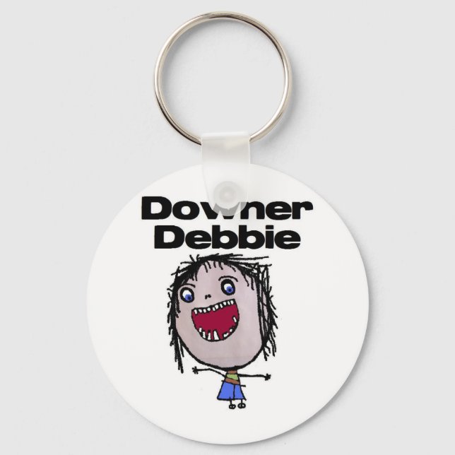 Downer Debbie Key Ring (Front)
