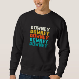 Downey California Vintage Ca Retro Collection Amer Sweatshirt