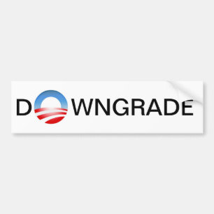 DOWNGRADE Bumper Sticker