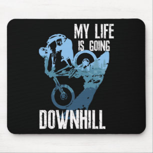 Downhill Biking Mountain Bike Enduro Mtb Cycling Mouse Mat