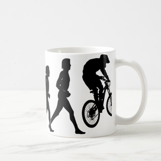 Downhill evolution coffee mug (Right)