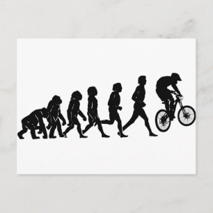 Downhill evolution postcard