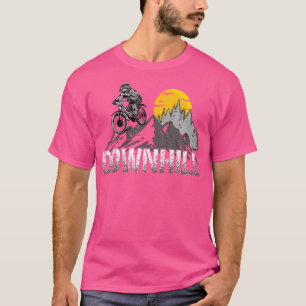 Downhill Mauntain Bike Mtb Wheel Racing Ride Bmx T-Shirt