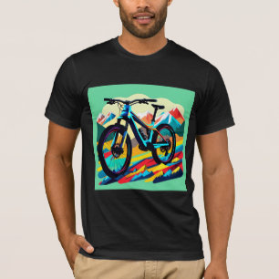 Downhill Mountain bike Bike Art T-Shirt
