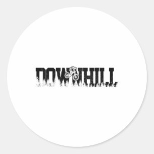 Downhill Mountain Bike Biking Mtb Biker Gift  Classic Round Sticker