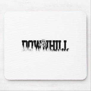 Downhill Mountain Bike Biking Mtb Biker Gift Mouse Mat