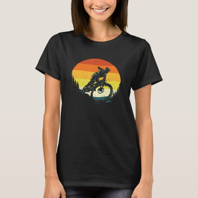 Downhill Mountain Biker - Bike Lover MTB Mountain  T-Shirt (Front)