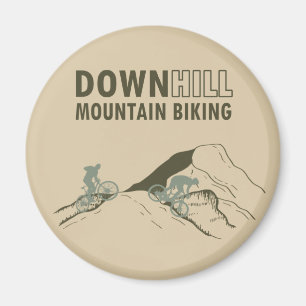 Downhill mountain biking magnet