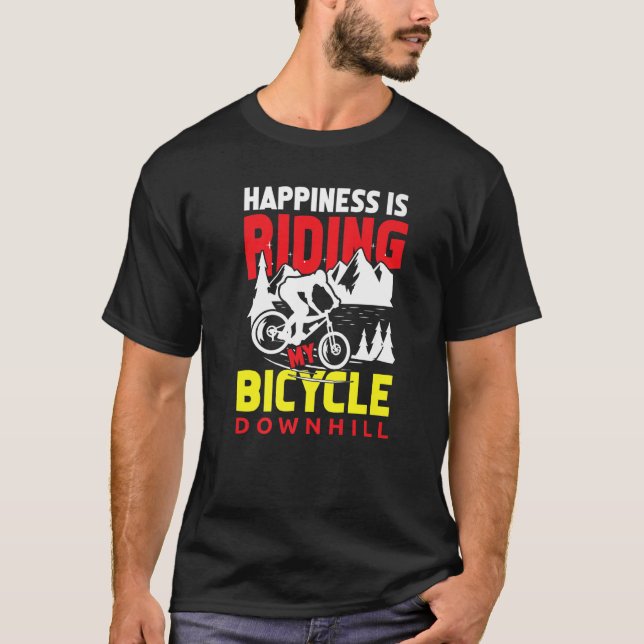 Downhill Mountain Cycling Bicycle Riding Extrem Sp T-Shirt (Front)