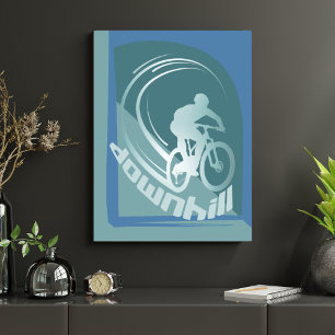Downhill Mountainbike MTB Mountain bike poster