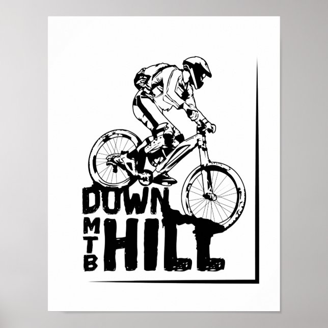 Downhill MTB Poster (Front)