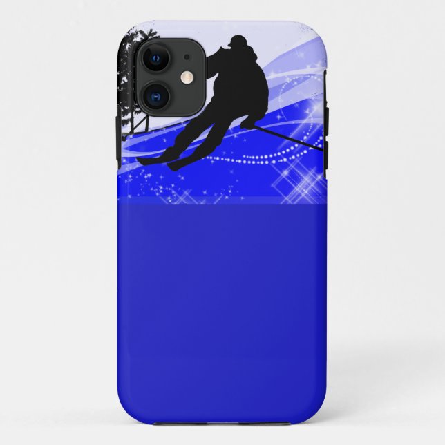 Downhill on the Ski Slope Case-Mate iPhone Case (Back)