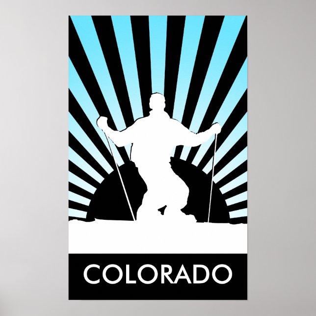 downhill ski colorado poster (Front)