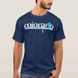 downhill ski stripes : colorado T-Shirt