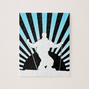 downhill skier jigsaw puzzle