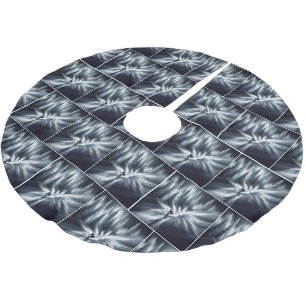 Downhill Skier On a Mountain Brushed Polyester Tree Skirt