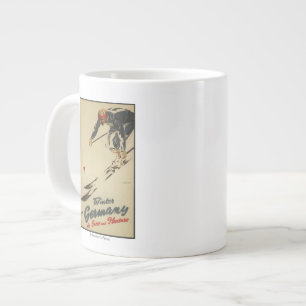Downhill Skier - Sport and Pleasure Promo Large Coffee Mug