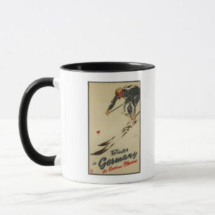 Downhill Skier - Sport and Pleasure Promo Mug