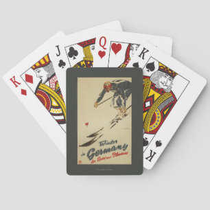 Downhill Skier - Sport and Pleasure Promo Playing Cards