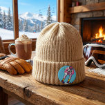 Downhill Skiing Button<br><div class="desc">Show you love with skiing with this great design of a downhill skier. This skier is in the crouched position and is really motoring down the ski slope. This downhill skiing design looks great on this button. Perfect for yourself or as a gift</div>