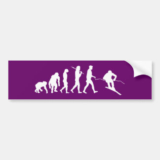 Downhill skiing Downhill Skier bumper sticker