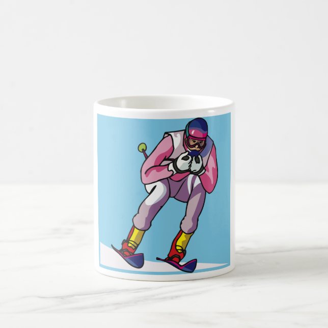 Downhill Skiing Mug (Center)