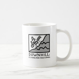 Downhill Thrill Mountain Biking Coffee Mug