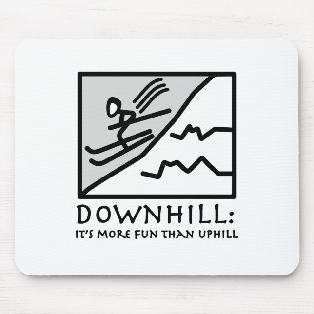 Downhill Thrill Mouse Mat (Front)