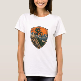 Downhill Trail Badge Art T-Shirt