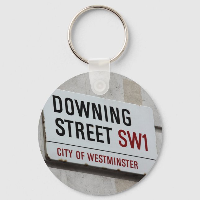 Downing Street Sign Key Ring (Front)