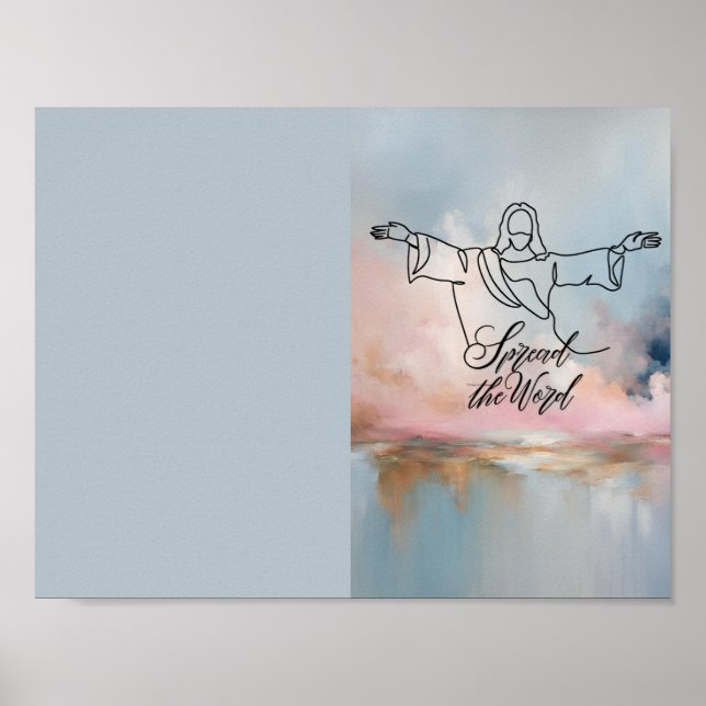 Download Bi-fold Cover Only Church Bulletin Poster (Front)