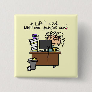 Download Life Humour 15 Cm Square Badge