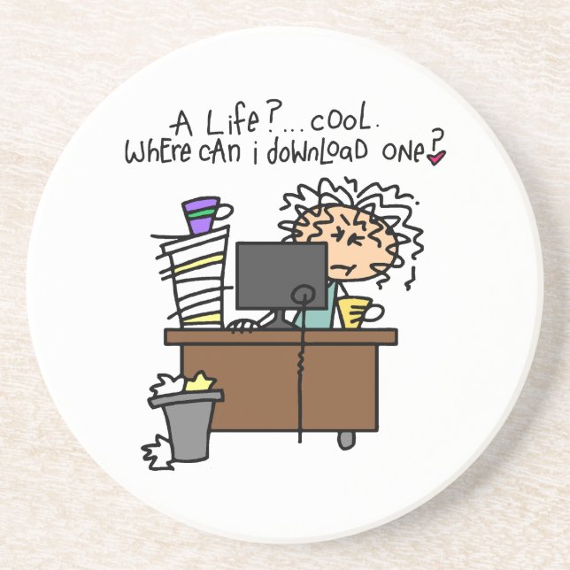 Download Life Humour Coaster (Front)