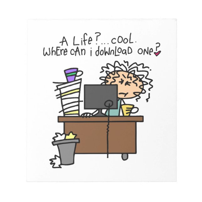 Download Life Humour Notepad (Front)