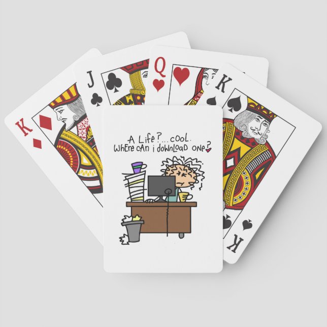 Download Life Humour Playing Cards (Back)