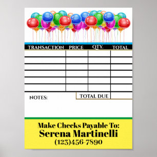 DOWNLOAD Your Invoice Sheet Poster