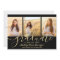 Downloadable 4 Photo Black and Gold Graduation 