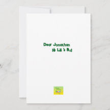 Downloadable Birthday invitationCard Monkey