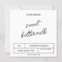 Downloadable Candle Labels