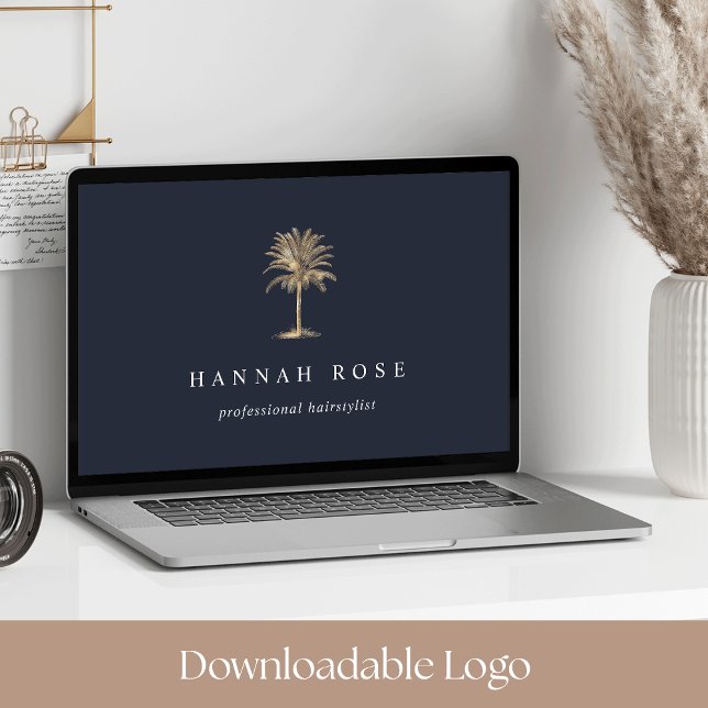 *Downloadable Logo* Gold Palm Tree Print (Creator Uploaded)