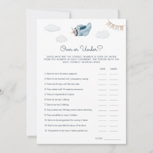 Downloadable Over or Under Game Card