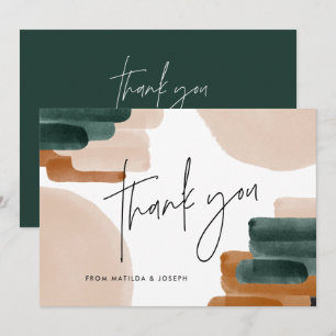 downloadable terracotta baby shower thank you invitation