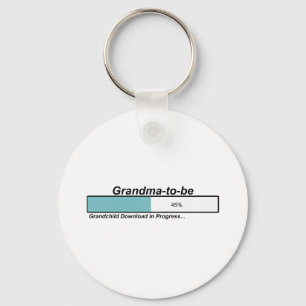 Downloading Grandma to Be Key Ring