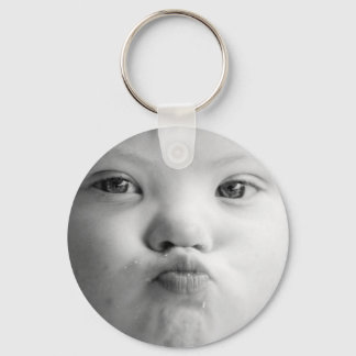 Down's Syndrome Kiss Keychain